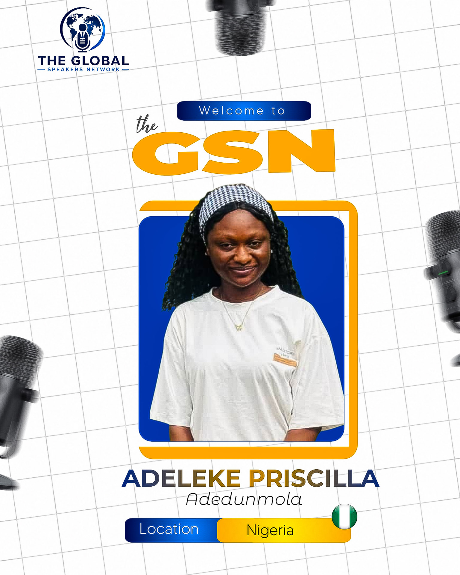 Adeleke Priscilla Adedunmola — The Global Speakers Network