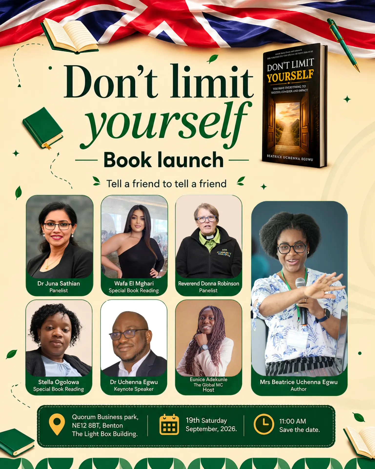 Don't Limit Yourself — Book Launch