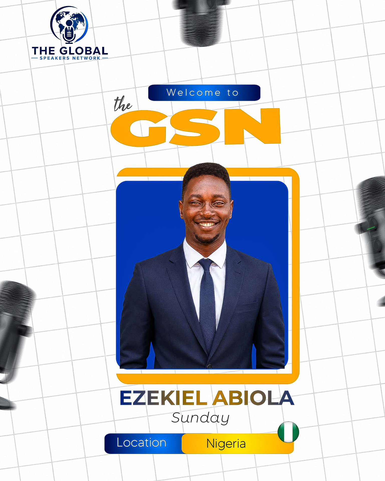 Ezekiel Abiola Sunday — The Global Speakers Network